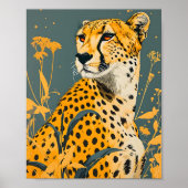  Cheetah Poster (Voorkant)