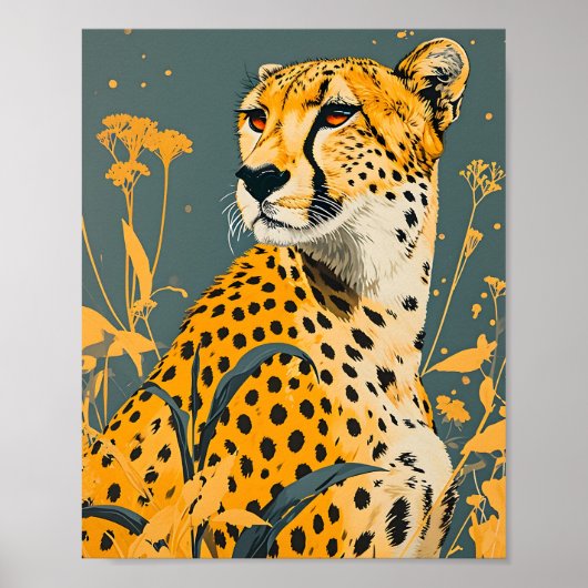  Cheetah Poster (Voorkant)