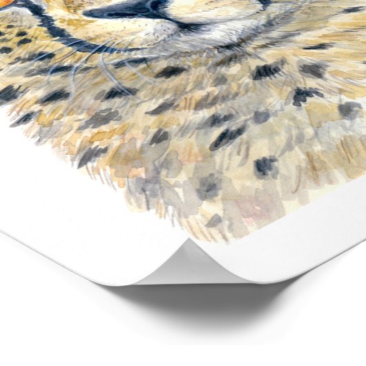 Cheetah Poster (Hoek)
