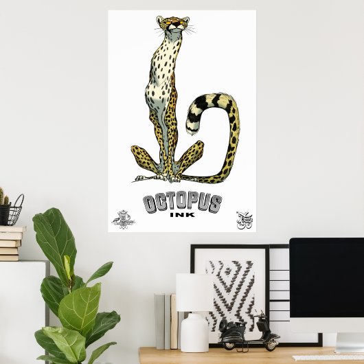 cheetah poster (Thuiskantoor)
