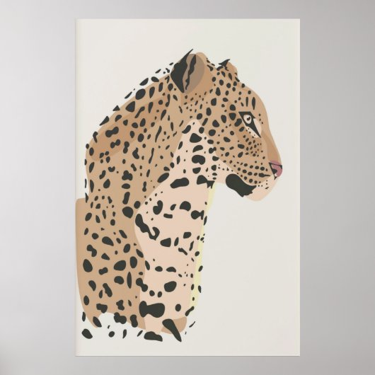 Cheetah Poster, Cheetah Print (Voorkant)
