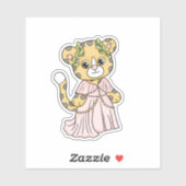 Cheetah Princess Sticker (Vel)