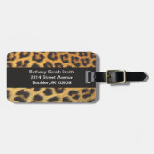 Cheetah Print Bagagelabel (Voorkant horizontaal)