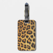 Cheetah Print Bagagelabel (Achterkant verticaal)