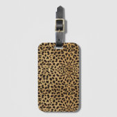 Cheetah Print Bagagelabel (Voorkant (verticaal))