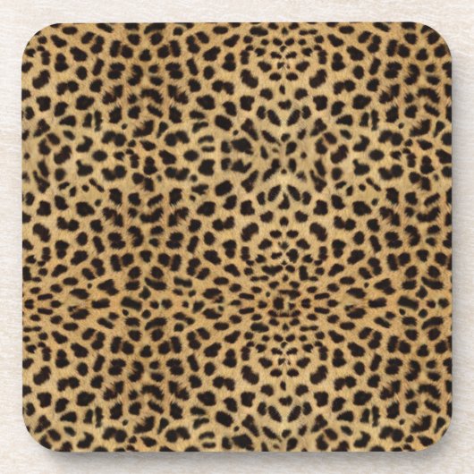 Cheetah Print Bier Onderzetter (Voorkant)