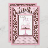 Cheetah Print & Birthday Cake (Voorkant / Achterkant)