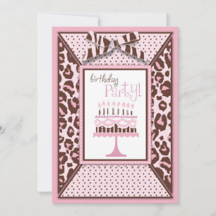 Cheetah Print & Birthday Cake