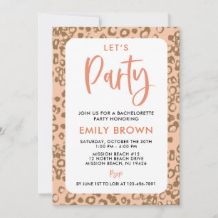 Cheetah Print Birthday of Special Occasion Kaart