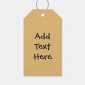 Cheetah Print Cadeaulabel (Voorkant)