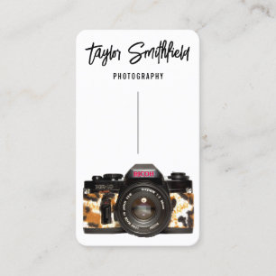 Cheetah Print Camera Fotografie Visitekaartje