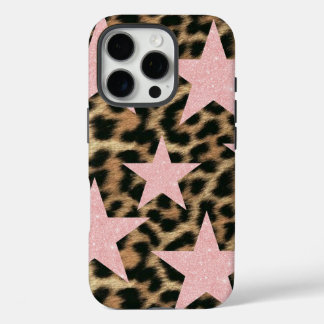 cheetah print  iPhone 16 pro hoesje