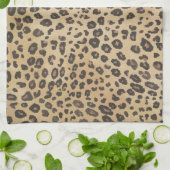 Cheetah print Dier Exotisch Wild Modieuze Kat Theedoek (Gevouwen)