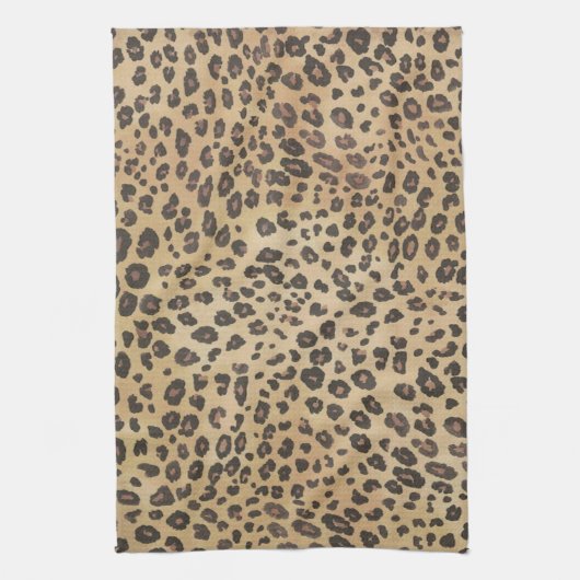 Cheetah print Dier Exotisch Wild Modieuze Kat Theedoek (Verticaal)