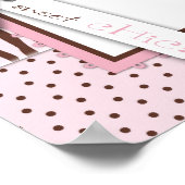 Cheetah Print en Cake Birthday Banner (Hoek)
