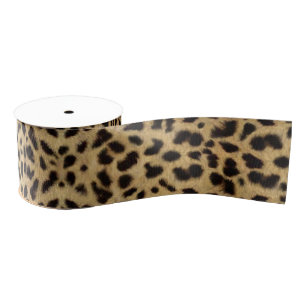 Cheetah Print Grosgrain Lint