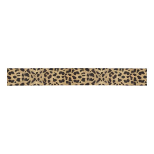 Cheetah Print Grosgrain Lint (Voorkant)