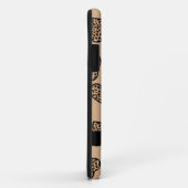 Cheetah print harten iPhone 5 Hoesje (Achterkant/rechts)