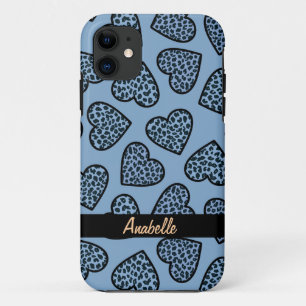 Cheetah print harten iPhone 5 Hoesje