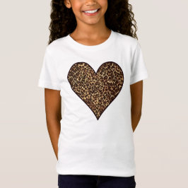 Cheetah Print Heart T-shirt
