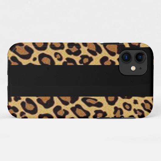 Cheetah Print Hoesje (Achterkant (horizontaal))