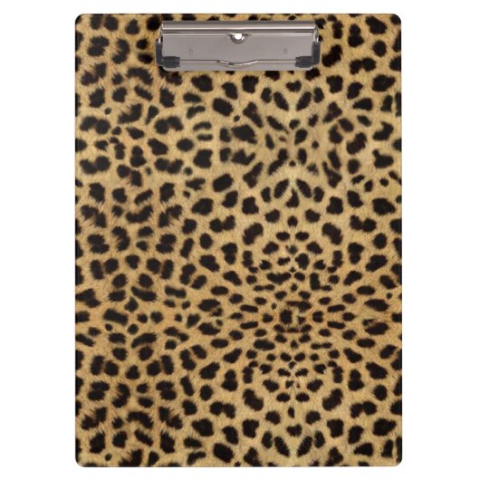 Cheetah Print Klembord (Voorkant)