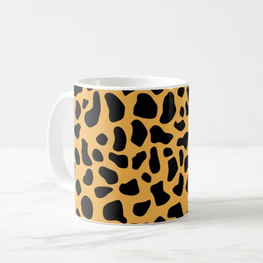 Cheetah Print Koffiemok (Voorkant links)