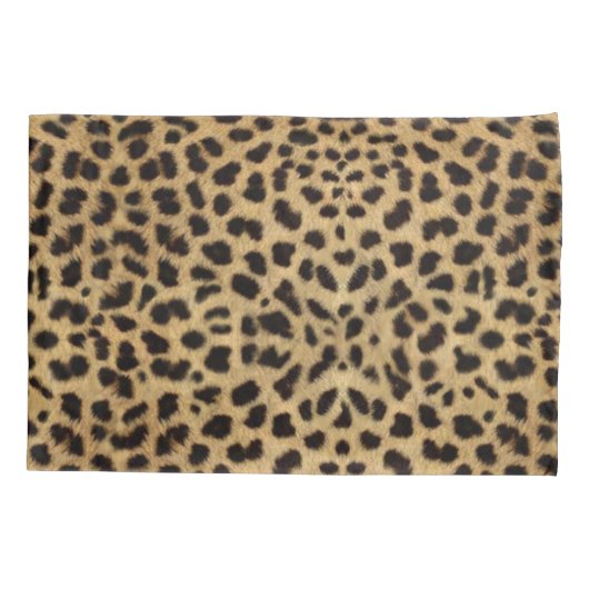 Cheetah Print Kussensloop (Achterkant)