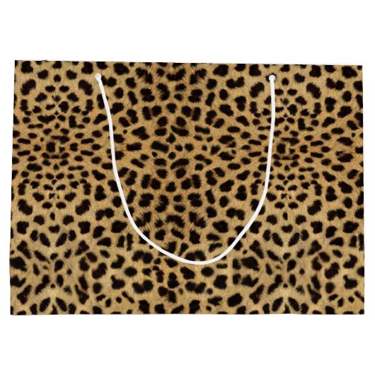 Cheetah Print Large Cadeautasje (Achterkant)
