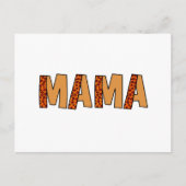 Cheetah Print Leopard mama Briefkaart (Voorkant)