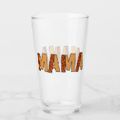 Cheetah Print Leopard mama Glas (Achterkant)