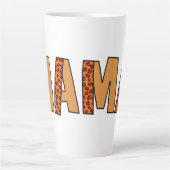 Cheetah Print Leopard mama Latte Mok (Voorkant)