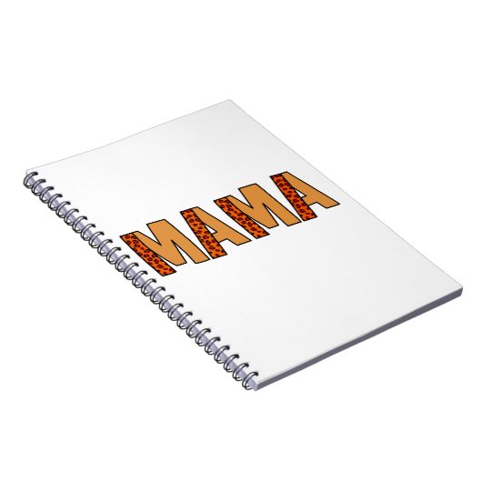 Cheetah Print Leopard mama Notitieboek (Rechterzijde)