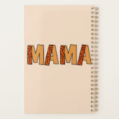 Cheetah Print Leopard mama Planner (Achterkant)
