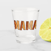 Cheetah Print Leopard mama Shot Glas (Voorkant)