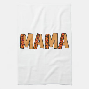 Cheetah Print Leopard mama Theedoek
