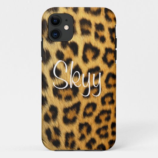 Cheetah Print Leopard print Case-Mate iPhone Case (Achterkant)