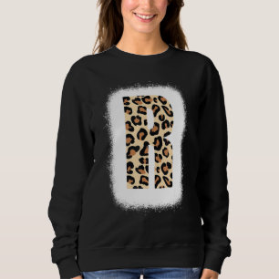 Cheetah Print Letter R Initiaal Letter R Leopard B Trui