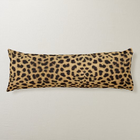 Cheetah Print Lichaamskussen (Voorkant)