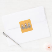 Cheetah Print Matryoshka Sticker (Envelop)