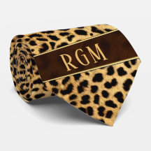 Cheetah Print met Monogram