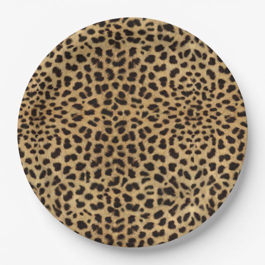 Cheetah Print Papieren Bordje (Voorkant)