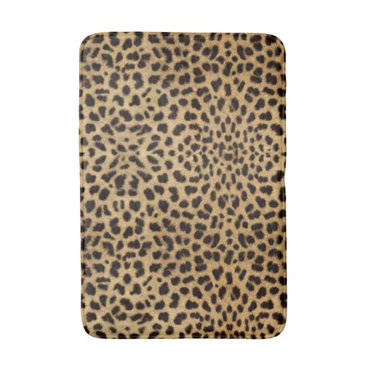 Cheetah Print patroon Badmat (Voorkant Verticaal)