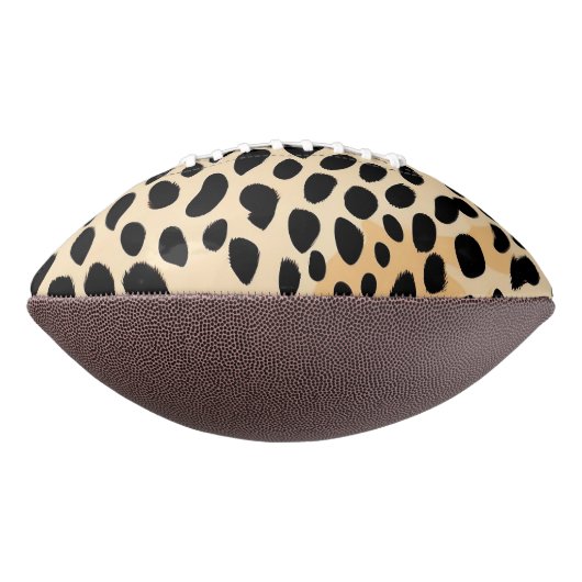 Cheetah Print Pattern American Football (Gedraaid 90)