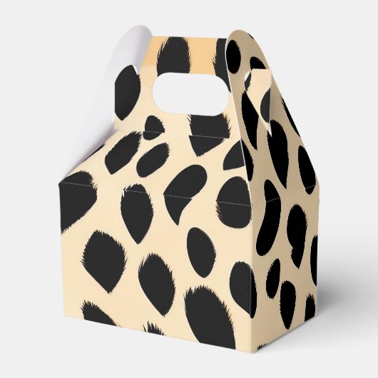 Cheetah Print Pattern Bedankdoosjes (Achterkant)