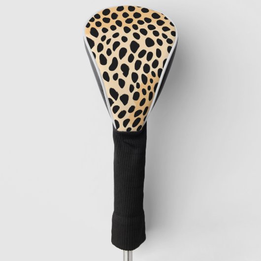 Cheetah Print Pattern Golfheadcover (Voorkant)