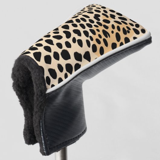 Cheetah Print Pattern Golfheadcover (3/4 voorkant)