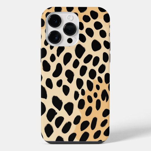 Cheetah Print Pattern iPhone Hoesje (Achterkant)