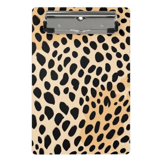 Cheetah Print Pattern Mini Klembord (Voorkant)