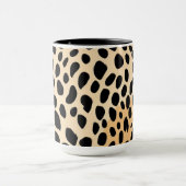 Cheetah Print Pattern Mok (Midden)